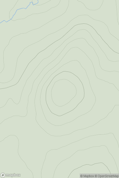 Thumbnail image for Black Hill [Tomintoul to Banff] [NJ460429] showing contour plot for surrounding peak